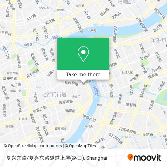 复兴东路/复兴东路隧道上层(路口) map