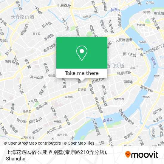 上海花遇民宿-法租界别墅(泰康路210弄分店) map