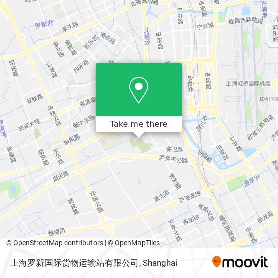 上海罗新国际货物运输站有限公司 map