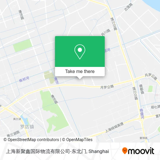 上海新聚鑫国际物流有限公司-东北门 map