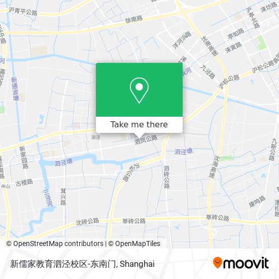 新儒家教育泗泾校区-东南门 map
