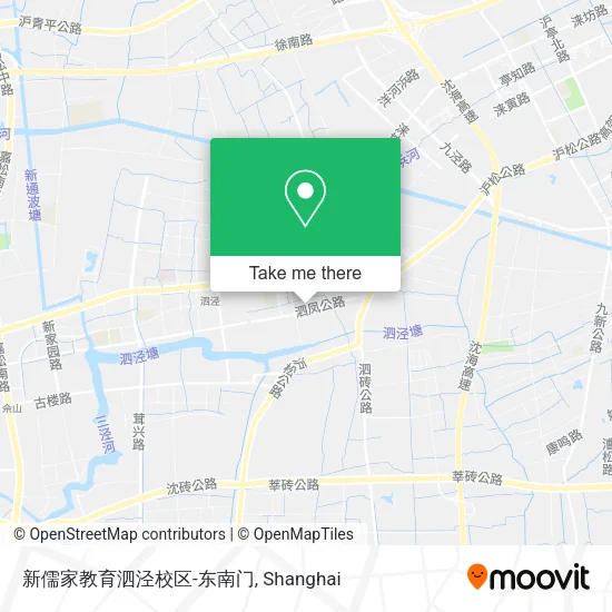 新儒家教育泗泾校区-东南门 map
