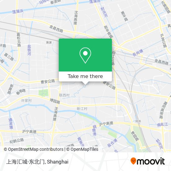 上海汇城-东北门 map