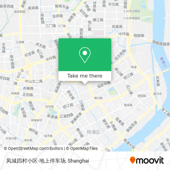 凤城四村小区-地上停车场 map