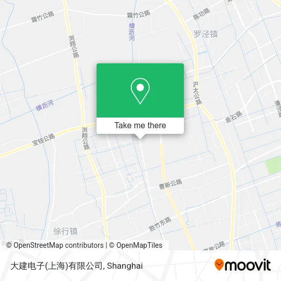 大建电子(上海)有限公司 map