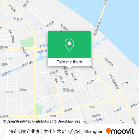 上海市创意产业协会文化艺术专业委员会 map
