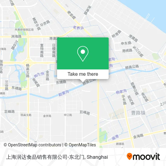 上海润达食品销售有限公司-东北门 map