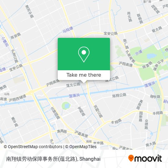 南翔镇劳动保障事务所(蕴北路) map