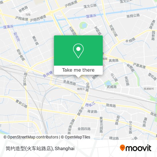 简约造型(火车站路店) map