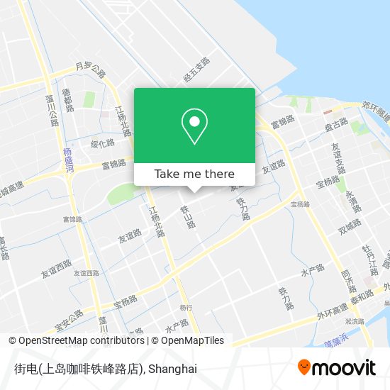 街电(上岛咖啡铁峰路店) map