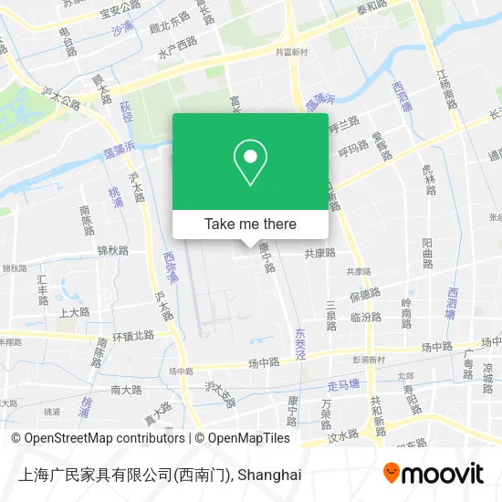 上海广民家具有限公司(西南门) map