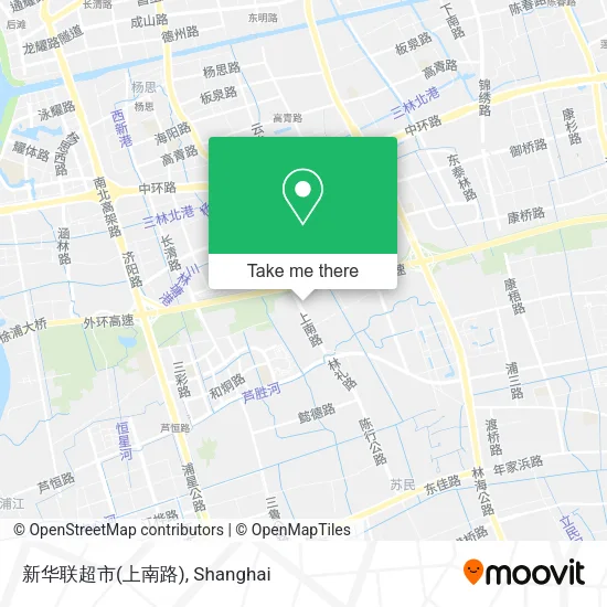 新华联超市(上南路) map