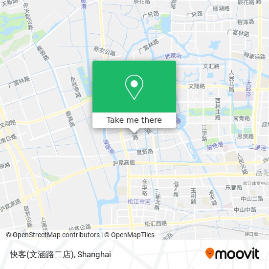 快客(文涵路二店) map