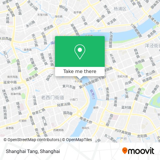 Shanghai Tang map