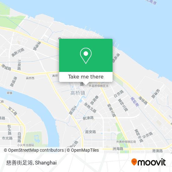 慈善街足浴 map