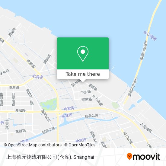 上海德元物流有限公司(仓库) map