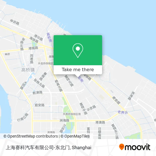 上海赛科汽车有限公司-东北门 map