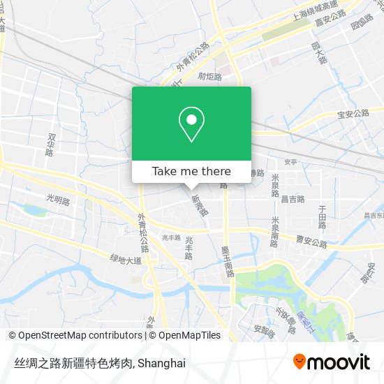 丝绸之路新疆特色烤肉 map