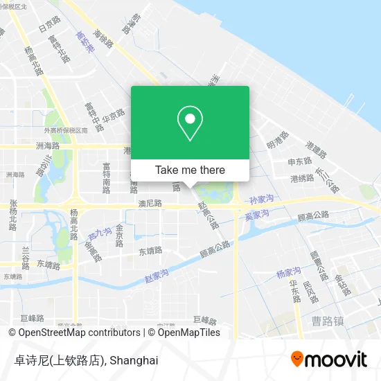 卓诗尼(上钦路店) map