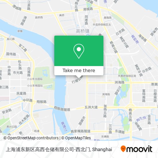 上海浦东新区高西仓储有限公司-西北门 map