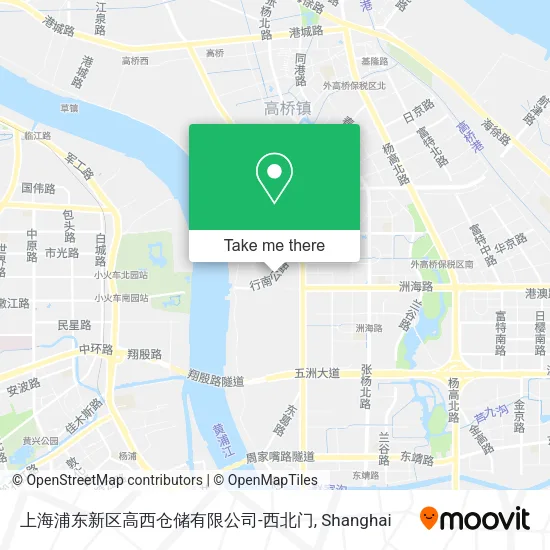 上海浦东新区高西仓储有限公司-西北门 map