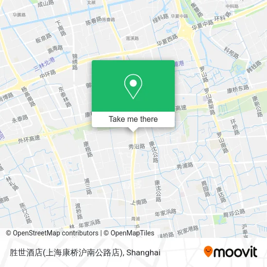 胜世酒店(上海康桥沪南公路店) map