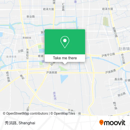 秀涓路 map