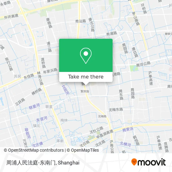 周浦人民法庭-东南门 map