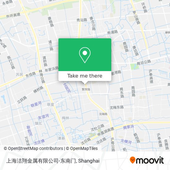 上海洁翔金属有限公司-东南门 map
