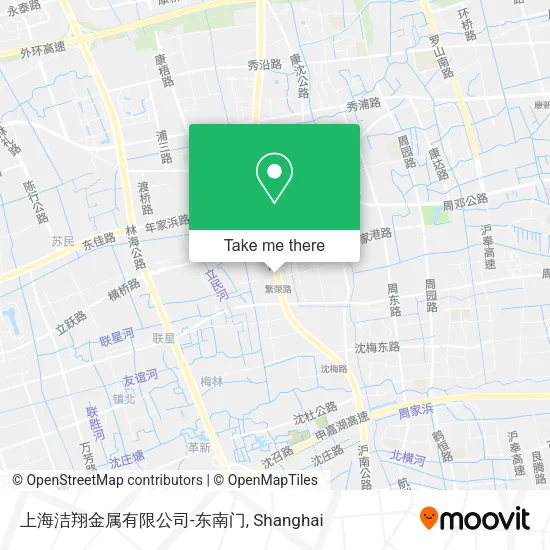 上海洁翔金属有限公司-东南门 map