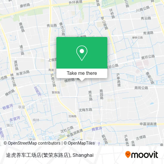 途虎养车工场店(繁荣东路店) map