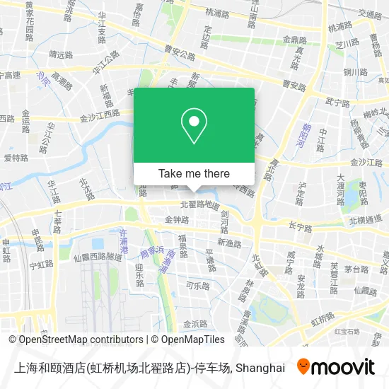 上海和颐酒店(虹桥机场北翟路店)-停车场 map