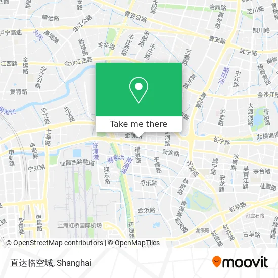 直达临空城 map