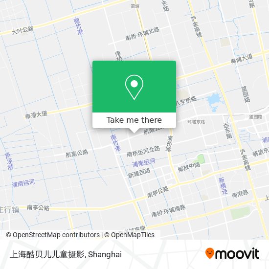 上海酷贝儿儿童摄影 map
