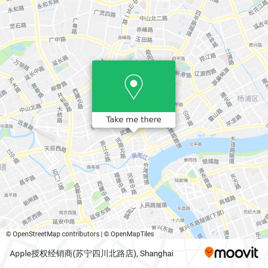 Apple授权经销商(苏宁四川北路店) map