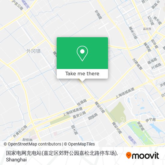 国家电网充电站(嘉定区郊野公园嘉松北路停车场) map