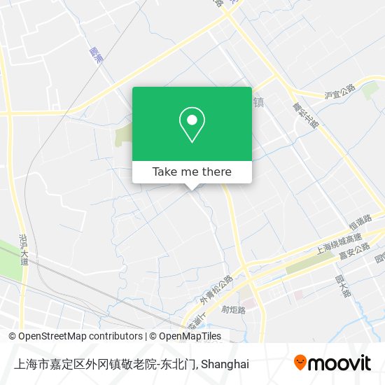 上海市嘉定区外冈镇敬老院-东北门 map