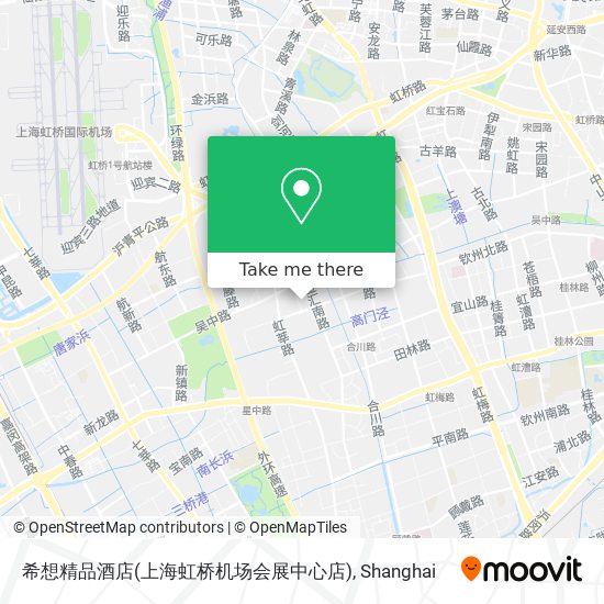 希想精品酒店(上海虹桥机场会展中心店) map