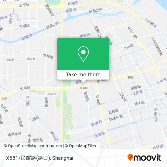 X581/民耀路(路口) map