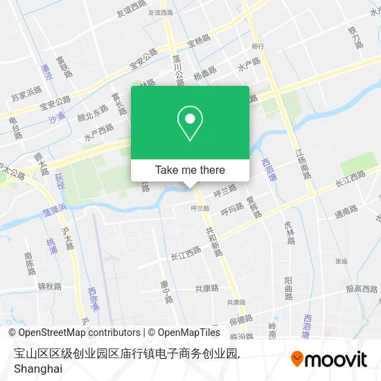 宝山区区级创业园区庙行镇电子商务创业园 map