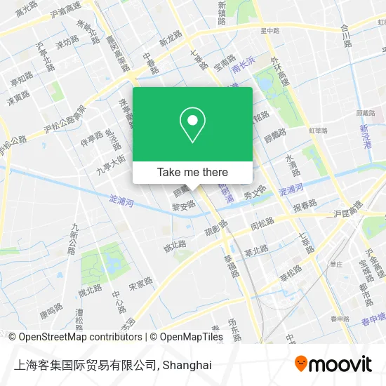 上海客集国际贸易有限公司 map