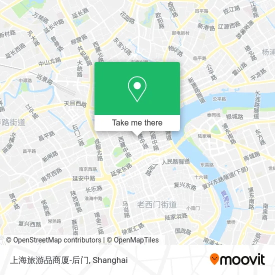 上海旅游品商厦-后门 map