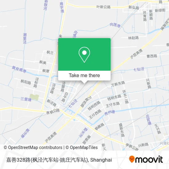 嘉善328路(枫泾汽车站-姚庄汽车站) map