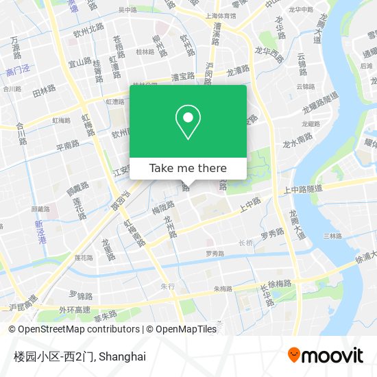 楼园小区-西2门 map