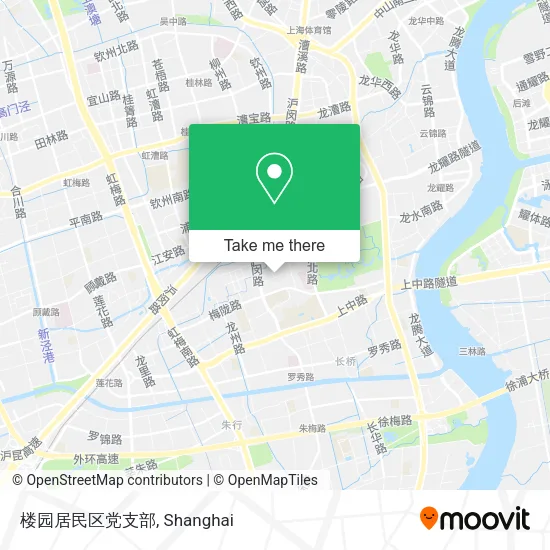 楼园居民区党支部 map