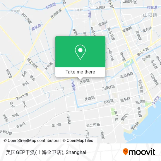 美国GEP干洗(上海金卫店) map