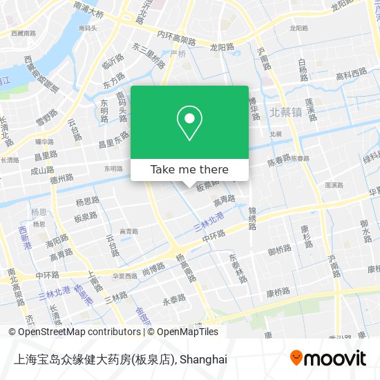 上海宝岛众缘健大药房(板泉店) map