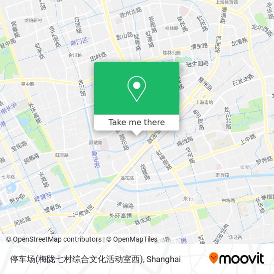 停车场(梅陇七村综合文化活动室西) map