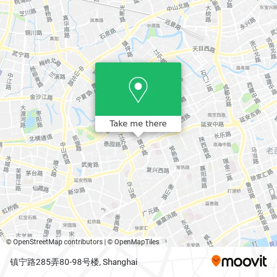 镇宁路285弄80-98号楼 map