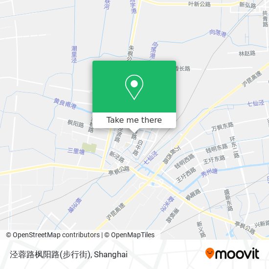 泾蓉路枫阳路(步行街) map